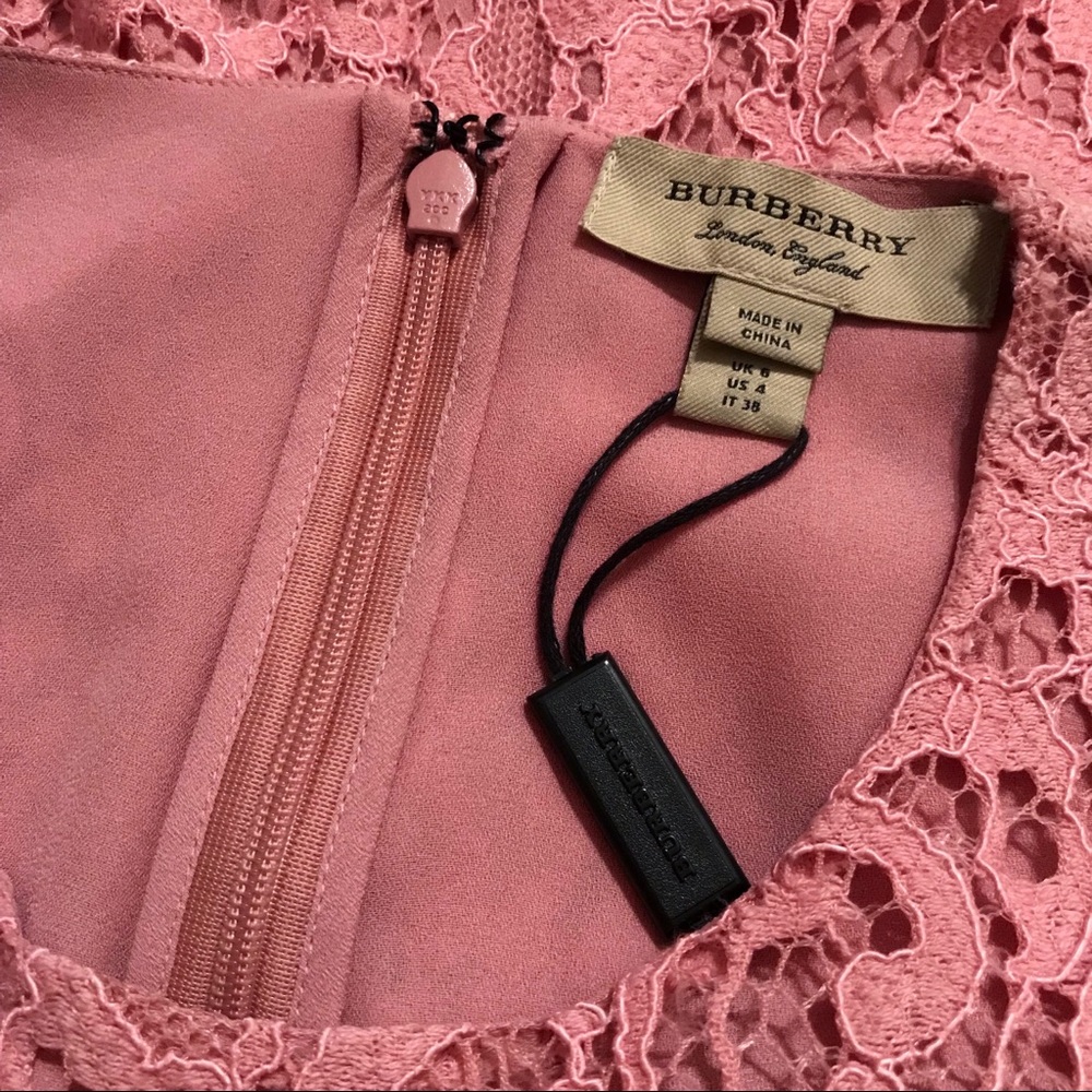 Burberry “Christy” lace fit and flare dress. - Picture 3 of 5
